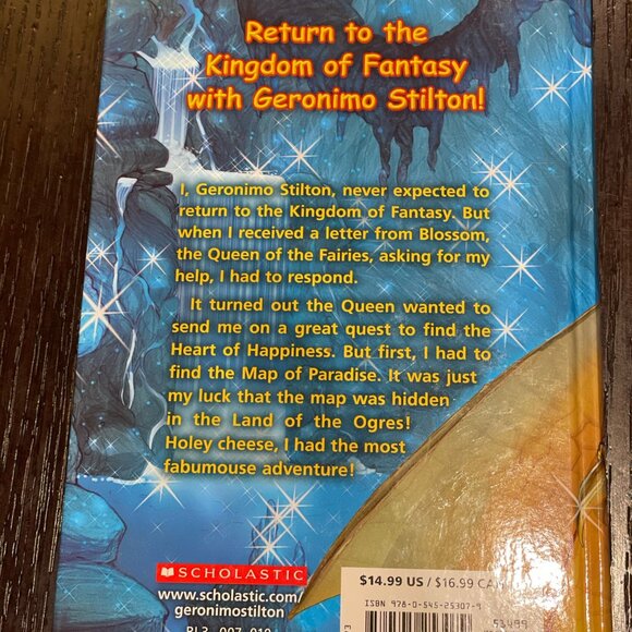 Geronimo Stilton The Quest for Paradise (Hard Cover, Like new) - Picture 2 of 2